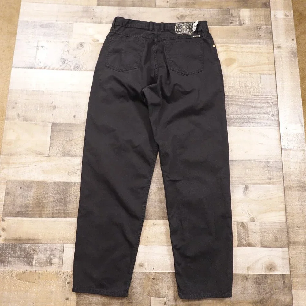Lucky Brand Dungarees Relaxed Fit Black‎ Jeans - Size 36 American Made Vintage